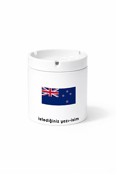 Kirbi Reklam Country Nz New Zealand New Zealand Flag Flag Printed Ashtray Ash...