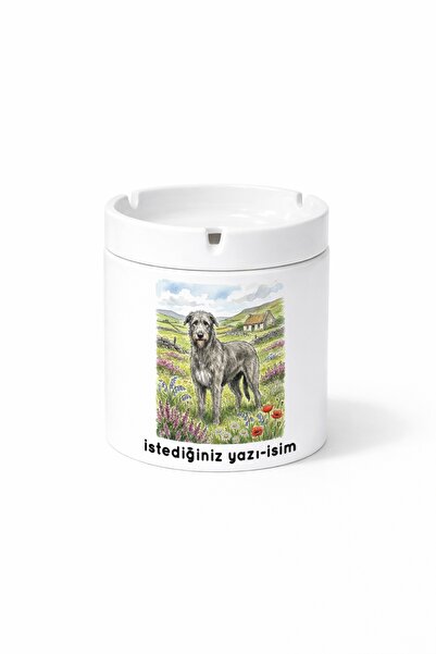 Kirbi Reklam Animal Irish Wolfhound Irish Wolf Hound Printed Ashtray Ashtray ...