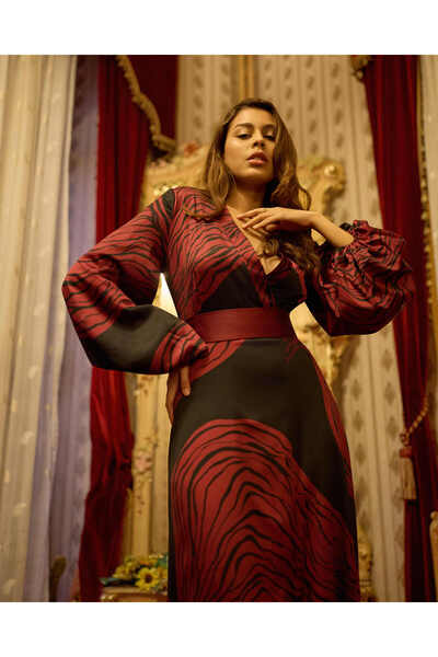 LAUD Elegant Dress with Long Sleeves
