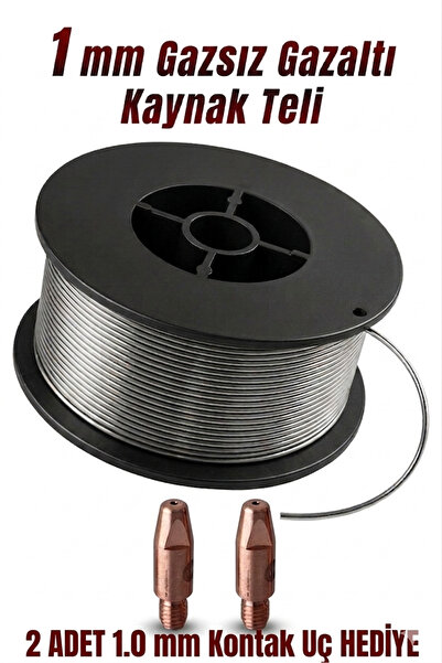 cardpro GAZSIZ GAZALTI KAYNAK TELİ 1.0 mm 1 kg (2 Kontak Uç Hediye)