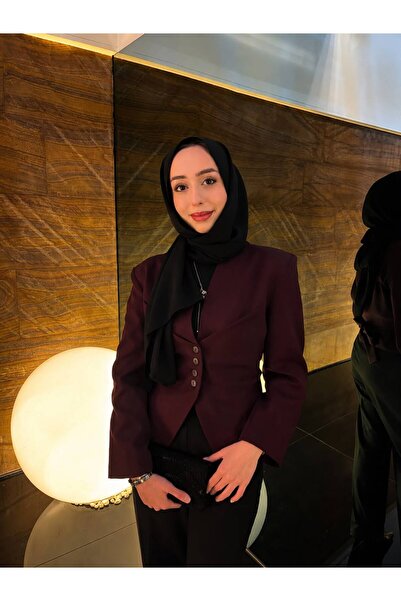 SDco Arkası Bağlama Detaylı Blazer Ceket