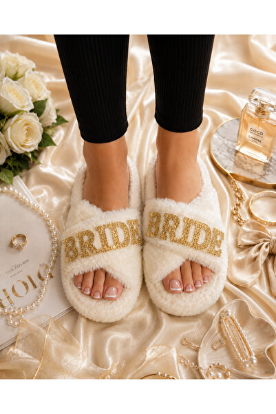 lafazan BRIDE Terliği Gelin Terlik Brideshower Bride To Be Bekarlığa Veda Gel...