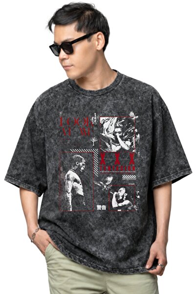 SEVBANO Tricou X Tentacion Rapper Singer, imprimat, unisex, supradimensionat,...