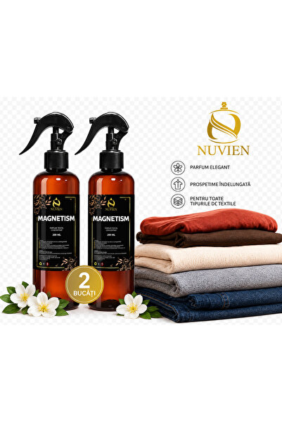 Nuvien Set 2 x Parfum de rufe 200 ml – Magnetism, Aromă intensă și seducătoar...