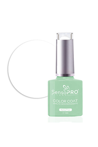 SensoPRO Milano Hema Free Semi-Permanent Nail Polish - #96 Elegant White, 10ml