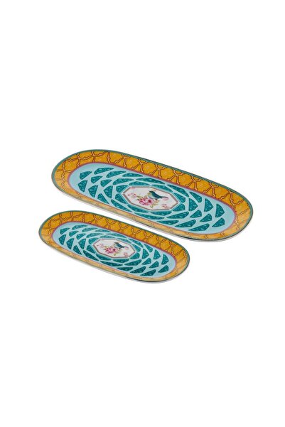 ROY KING QUSH SARI Farfurie pentru kayaki, set de 2 bucăți, 34-26CM