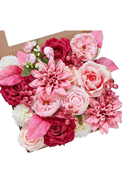 Other Flori artificiale Serwalin Abby roz intens pentru decorul casei - Flori...