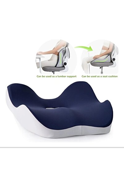 Nexa Best Lumbar Support Pillow for Office Chair Memory Foam Back Cushion for Back Pain Relief Improve Posture