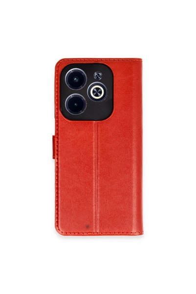 Generic Brand Hot 40 case trend s plus flip cover case - red
