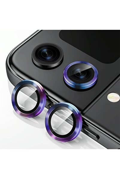 sscase Samsung Galaxy Z Flip5 5G Αντιχαρακτικό Γυαλί 9H για την Κάμερα Colorful