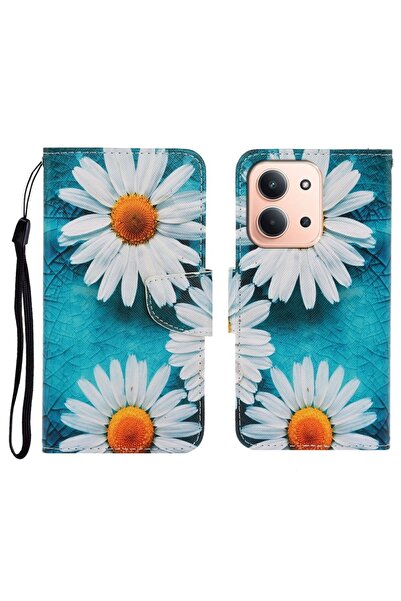 sscase Colored Drawing Θήκη Πορτοφόλι Chrysanthemum (Xiaomi Redmi 15C 4G-5G /...