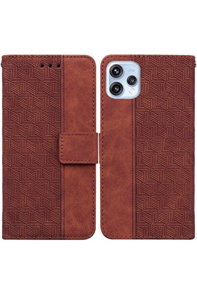 sscase Geometry Θήκη Πορτοφόλι Brown (Oppo Reno15 5G)