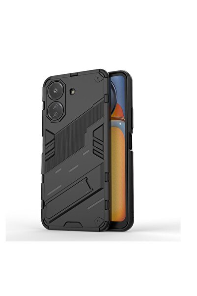sscase Punk Armor Σκληρή Θήκη με Στήριγμα Black (Xiaomi Redmi 13C/Poco C65)