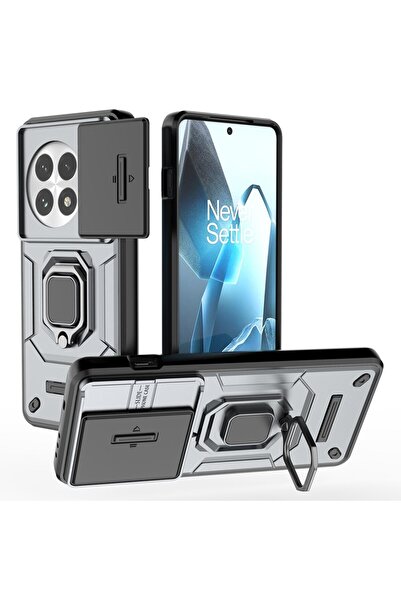 sscase Sliding Camshield Σκληρή Θήκη με Δαχτυλίδι Grey (OnePlus 13 5G)