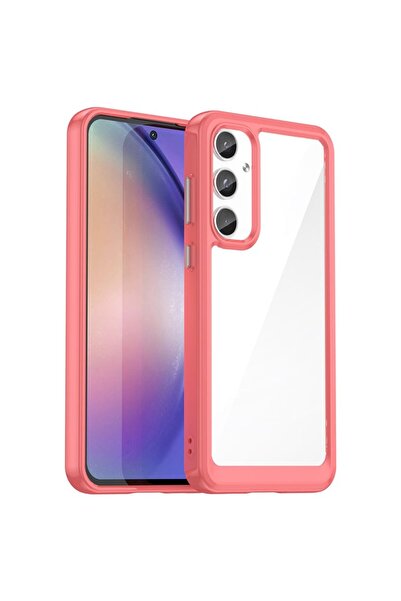 sscase Clear Acrylic Σκληρή Θήκη Σιλικόνης Red (Samsung Galaxy A55 5G)