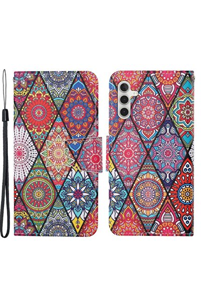 sscase Colored Drawing Θήκη Πορτοφόλι Rhombus / Totem (Samsung Galaxy A25 5G)