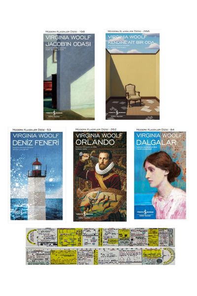 TÜRKİYE İŞ BANKASI KÜLTÜR YAYINLARI Virginia Woolf 5 Kitap Set / Jacob'ın Oda...