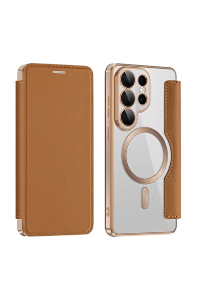 sscase Straight MagSafe Θήκη Βιβλίο Brown (Samsung Galaxy S26 Ultra 5G)