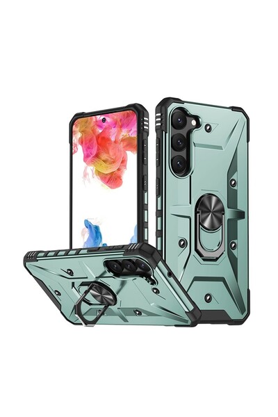 sscase Ring Holder Σκληρή Θήκη με Δαχτυλίδι Blue (Samsung Galaxy S23 Plus 5G)