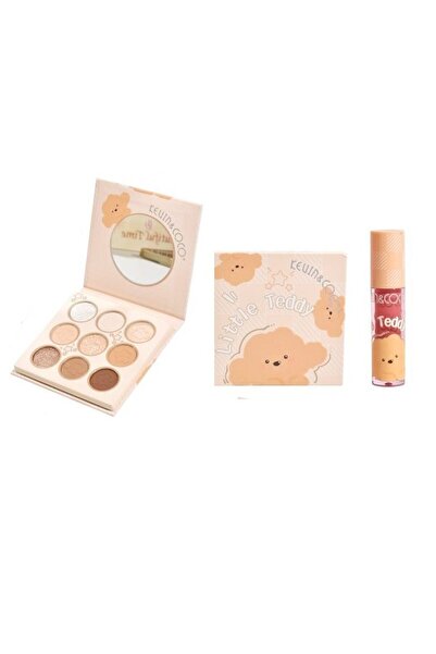 Crocodileskids Makeup Set, Kevin&Coco, Eyeshadow Palette and Lipgloss, 10.2x1...