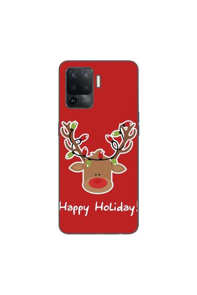 OEM Husa compatibila cu Oppo Reno5 Lite Silicon Gel Tpu Model Craciun Ren Hap...