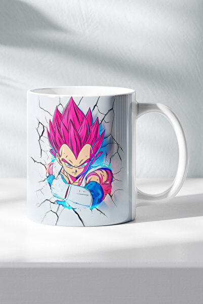 DekorHane Dragon Ball Anime Figured Porcelain, Son Goku Vegeta Themed, Gift T...