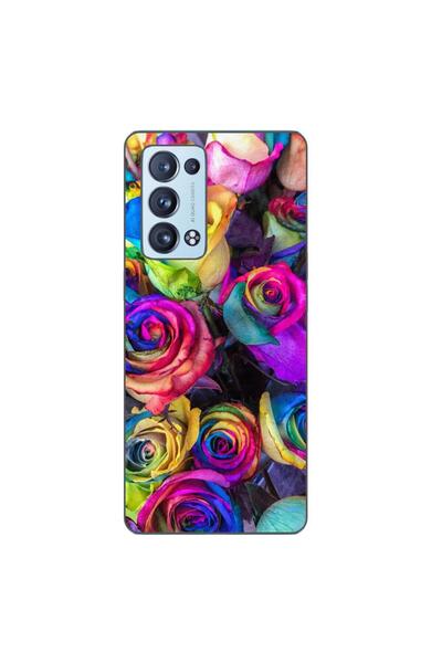 OEM Husa compatibila cu Oppo Reno6 Pro 5G Silicon Gel Tpu Model Trandafiri Co...