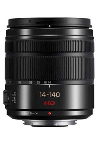 PANASONIC Lumix G 14-140mm F3.5-5.6 OIS Lens, MFT Mount, Black