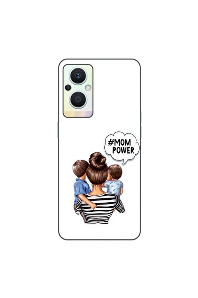 OEM Θήκη συμβατή με Oppo Reno7 Lite Σιλικόνης Gel TPU Μοντέλο Μαμά των Αγοριών