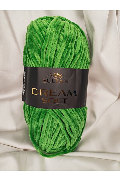 Sultan Dream Soft Velvet Verde Iarbă Fir de tricotat manual 100gr. 120 metri....