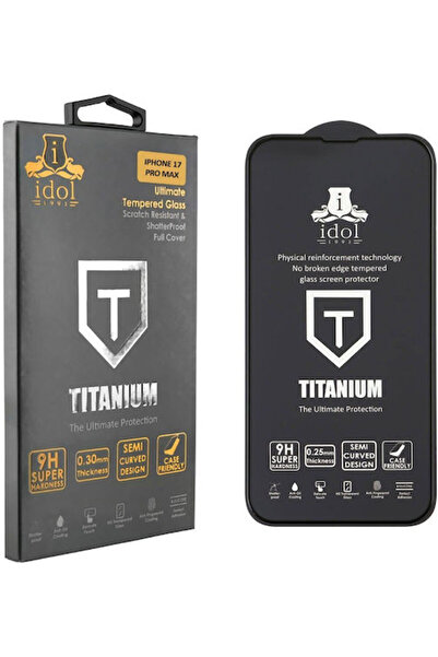 Other Idol 1991 0.25mm Πλήρης Κόλλα Σκληρυμένο Γυαλί Μαύρο (iPhone 16 Pro Max...