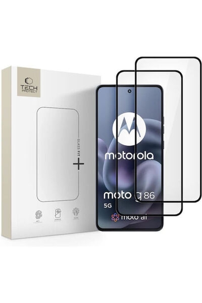Tech-Protect FIT+ Σκληρυμένο Γυαλί 2 τεμάχια Μαύρο (Motorola Moto G86 5G, Mot...