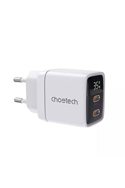 CHOETECH Ασύρματος Φορτιστής GaN 35W Power Delivery Λευκός