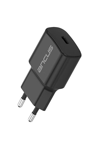 Other Φορτιστής Ancus Χωρίς Καλώδιο με Θύρα USB-C 20W Γρήγορη Φόρτιση 3.0 Μαύ...