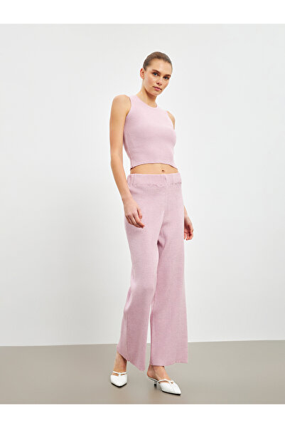 LC Waikiki Pantaloni tricotați de damă cu aspect lucios
