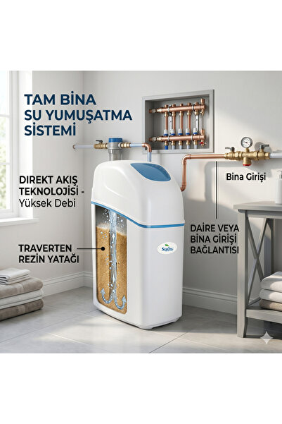 Spring Water Traverten Lüks Mini Yüksek Debili Su Arıtma ve Yumuşatma Cihazı