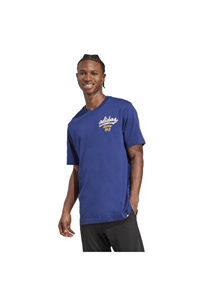 adidas Tricou bărbătesc cu mânecă scurtă: Tricou cu imprimeu cu sos alimentar...