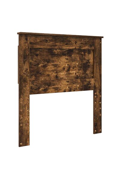 vidaxl Headboard with headboard Smoked oak 80 cm Composite wood