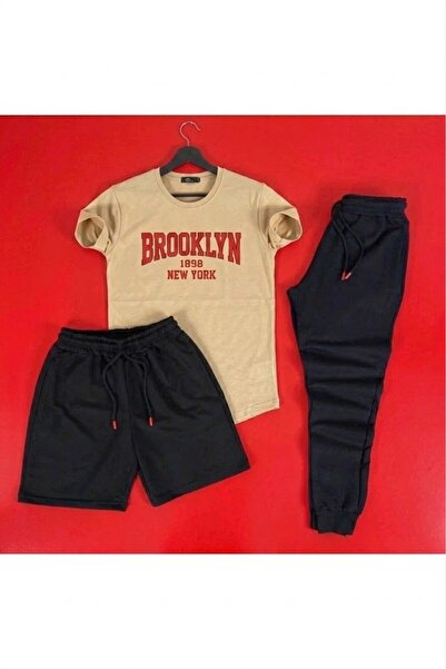 SILATU Brooklyn (Red Print) 3-Piece Printed Set