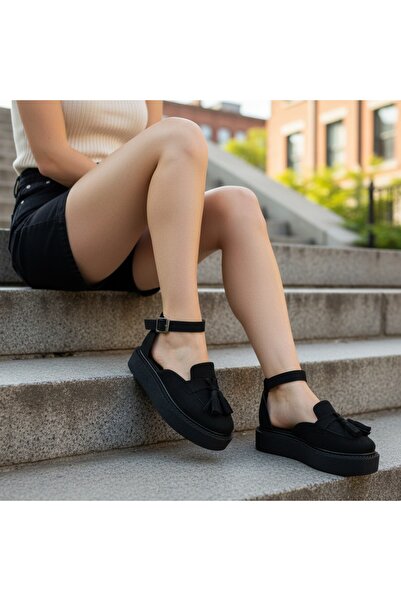 Tress Fashion Pantofi Casual negri model - Amy PN