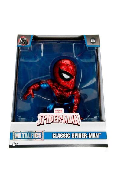 Jada Toys Μάρβελ Κλασικός Σπάιντερ-Μαν Φιγούρα από χυτό μέταλλο, 10 εκ.