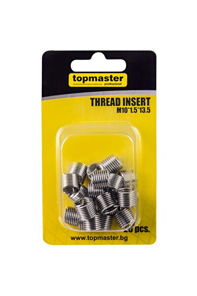 Topmaster Set of 20 threads M10*1.5*13.5, TMP