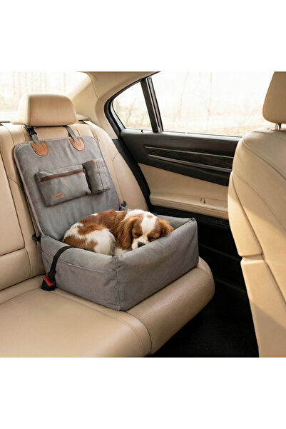 Carinio Navigator dog car carrier, seat Belt , storage pockets, seat attachme...