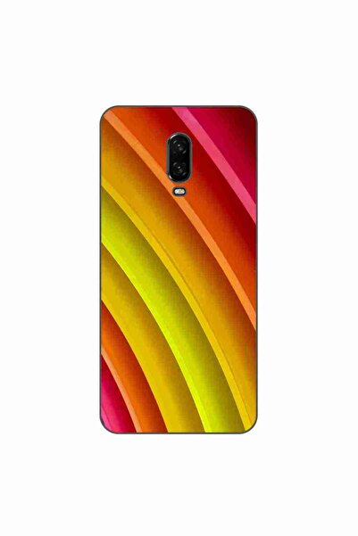 OEM Husa compatibila cu OnePlus 6T Silicon Gel Tpu Model Abstract Stripes