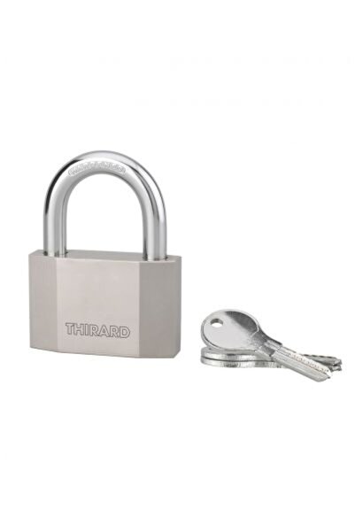 THIRARD Outdoor padlock, with key, OCTO, 70 mm,