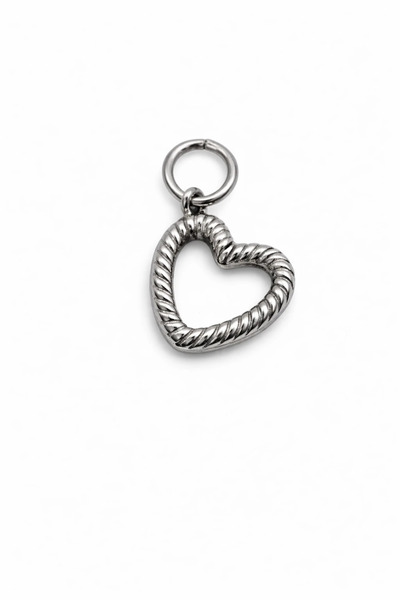 MakeWell Burgu Heart Steel Charm