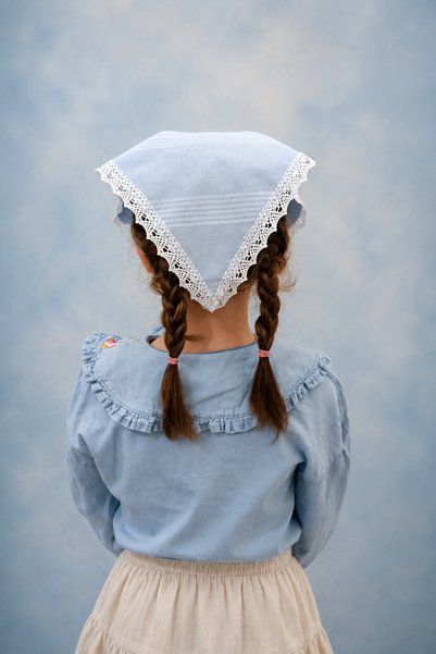 XVA Buckle Hair Bandana with Lace Detail |   Cotton |   Hair Accessory |   Stylish Design