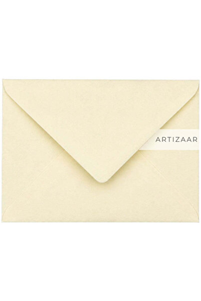 ARTIZAAR 50x Plicuri B6, 120g/mp, Bej deschis, 125x175 mm, Clapetă gumată, pe...