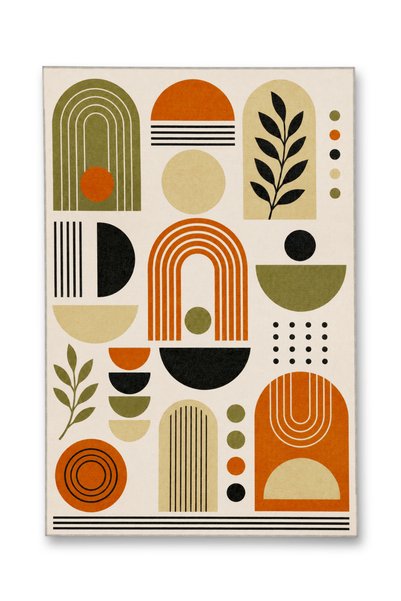Rugs Modern Halı Sdt Shape Theme Patterned Modern Woven Base Decorative Carpe...