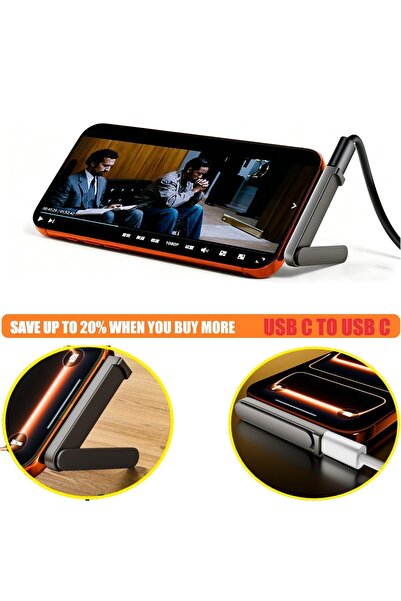 unbranded 240W Charger Converter Stand fold Holder USB Type C Power Charging Cable Adapter